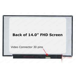 Lenovo Ersatzteil Bildschirm / Panel N140JCA-EEK FRU SD10W69519 LCD Screen Part - 14", Resolution 1920x1080 FHD 1080p, Backlight LED, Anti-Glare, Connector 30pin, IPS f. z.B. Thinkbook 14s G2 G3, ThinkPad E14 Gen2 und 3 , Ideapad 5 Yoga Slim 7 I