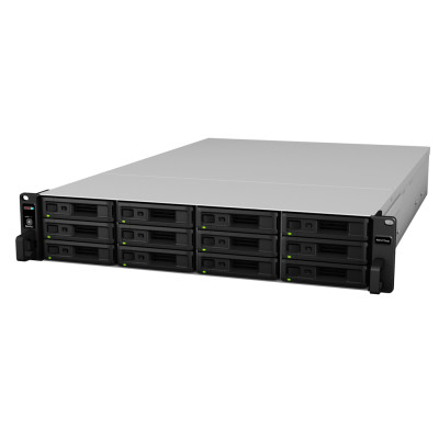 Synology RX1217sas - 18 kg - Rack (2U) - Schwarz12x 3.5"/2.5" HDD/SSD - 2x SAS - 2x 500 W - 482 x 724 x 88 mm - 18000 g