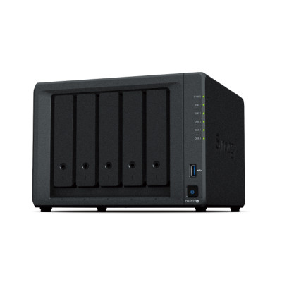 Synology Kit DS1522+ -+ 5x Seagate NAS HDD IronWolf 10TB...