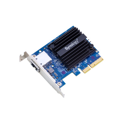Synology E10G18-T1 - Eingebaut - Kabelgebunden - PCI Express - Ethernet - 10000 Mbit/s - Schwarz - Blau10 Gbps - PCIe 3.0 x4 - 86x68.1x13.6 mm