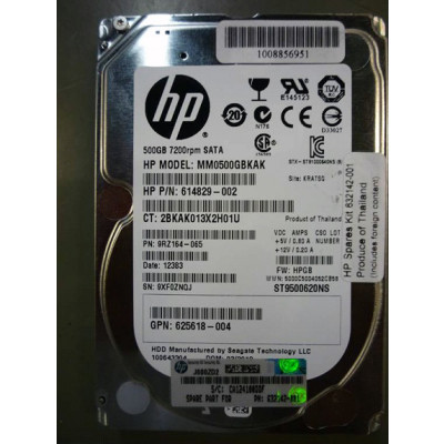 HPE 632142-001 - 2.5 Zoll - 500 GB - 7200 RPM SATA hard...