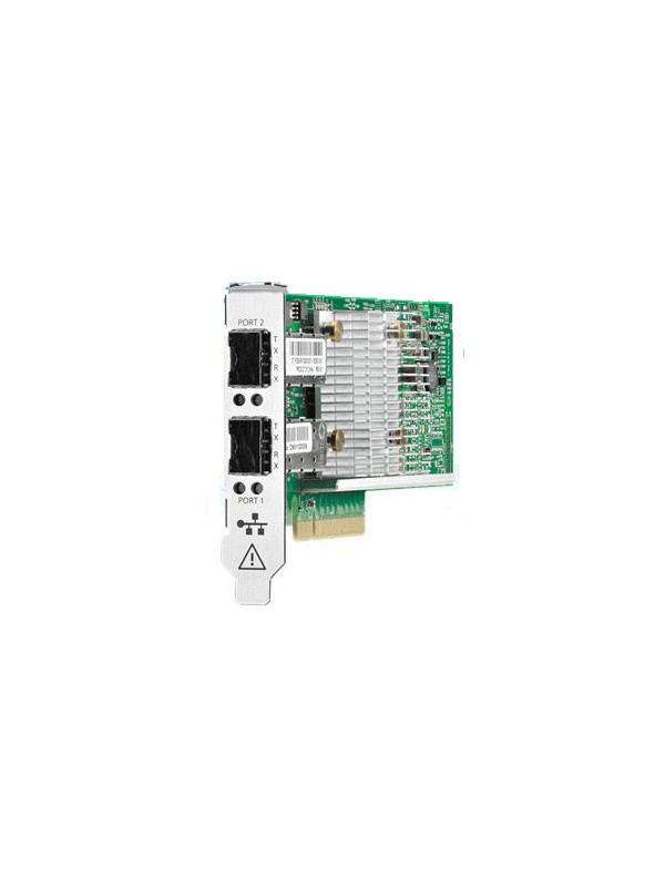 HPE Ethernet 10Gb 2-port 530SFP+ - Eingebaut - Verkabelt - PCI Express - Ethernet - 10000 Mbit/s - Grün - Edelstahl Netzwerkkarte - PCI - Glasfaser (LWL) - 10.000 Mbps - Ethernet
