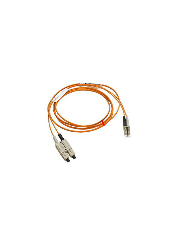 HPE 263894-002 - 2 m - LC - SC Fiber-optic short wave multimode interface cable - 50um core - 125um cladding - LC and SC connectors - 2m (6.6ft) long