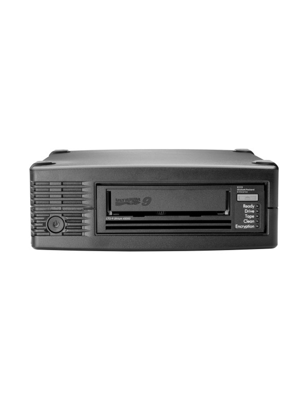 HPE BC042A - Speicherlaufwerk - Bandkartusche - Serial Attached SCSI (SAS) - 2.5:1 - LTO - 5,25" Halbe Höhe StoreEver LTO-9 Ultrium 45000 External Tape Drive