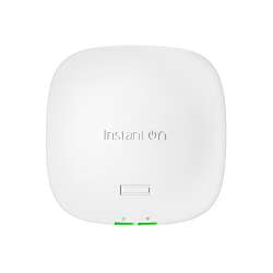 HPE Wi-Fi 6 AP21, 1200 Mbit/s, 300 Mbit/s, 1000 Mbit/s, 50 Benutzer, OFDMA Dual Radio, Indoor, 5-Pack, 2x2, 2,4/5 GHz, WPA2/WPA3, 10,9 W, Ceiling/Wall, Weiß, Kensington, Intern, kugelförmige Richtcharakteristik, 4,8 dBi