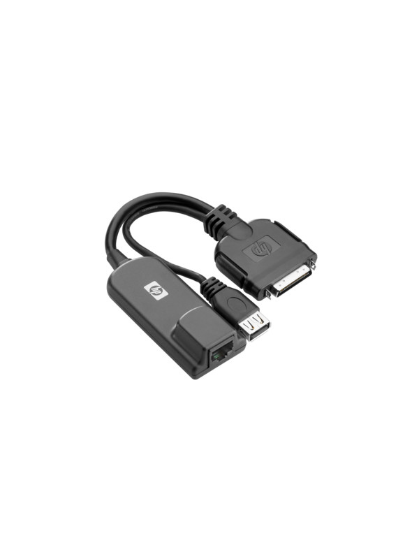 HPE Tastatur- / Video- / Maus- (KVM-) Adapter - SUV-Stecker, 36-polig (M) bis USB, RJ-45 (W) - werkseitig integriert (Packung mit 8) RJ-45 - USB