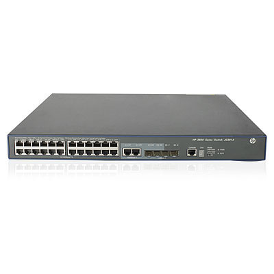 HPE 3600-24-PoE+ v2 EI - Managed - L3 - Fast Ethernet...