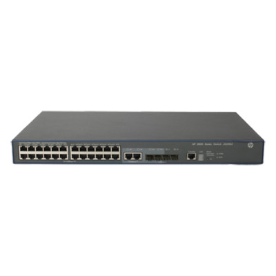 HPE 3600-24 v2 EI - Managed - L3 - Fast Ethernet (10/100) - Vollduplex - Rack-Einbau - 1U Switch