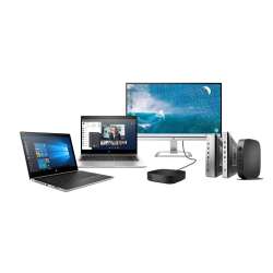 HP t640 TC, Renew, 13.3" WUXGA 1920x1200, Intel Graphics, Win11 Pro, Silber, 1 Jahr Bring‑In Garantie