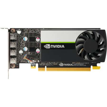 HP nVIDIA Quadro T1000 4GB 128bit GDDR6 PCI-e x16 4x miniDP ausgeebaut aus Neugerät, ohne m-DP Adapter, mit niedrigem Anschlussblech für HP z2 M16993-001 M41413-001 20X22AA