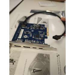Thunderbolt 3.0 Card für HP Tower Workstations z2 G5 mit P129 Anschluss auf Mainboard