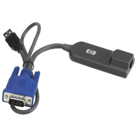 HPE KVM Console USB Interface Adapter. Video Porttyp: VGA, Produktfarbe: Schwarz, Konsolen-Port: USB
