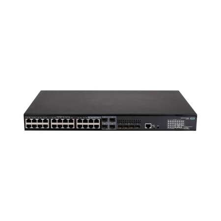 HPE Networking Comware Switch 24G PoE+ 4SFP+ El 5140, Managed, L3, Gigabit Ethernet (10/100/1000), Power over Ethernet (PoE), Rack-Einbau, 1U Networking Comware Switch 24G PoE+ 4SFP+ El 5140