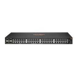 HPE Aruba 6100 48G 4SFP+. Switch-Typ: Managed, Switch-Ebene: L3. Basic Switching RJ-45 Ethernet Ports-Typ: Gigabit Ethernet (10/100/1000), Anzahl der basisschaltenden RJ-45 Ethernet Ports: 48. MAC-Adressentabelle: 8192 Eintragungen, Routing-/Switching-Kap