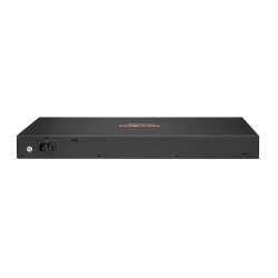 HPE Aruba 6100 48G 4SFP+. Switch-Typ: Managed, Switch-Ebene: L3. Basic Switching RJ-45 Ethernet Ports-Typ: Gigabit Ethernet (10/100/1000), Anzahl der basisschaltenden RJ-45 Ethernet Ports: 48. MAC-Adressentabelle: 8192 Eintragungen, Routing-/Switching-Kap
