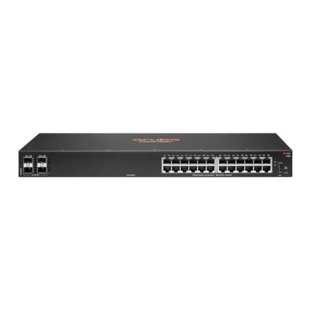 HPE Aruba Networking 6100 24G 4SFP+, Managed, L3, Gigabit Ethernet (10/100/1000), Rack-Einbau, 1U 6100 24G 4SFP+ Switch