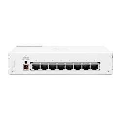 HPE Aruba Instant On 1430 8G Class4 PoE 64W. Switch-Typ: Unmanaged, Switch-Ebene: L2. Basic Switching RJ-45 Ethernet Ports-Typ: Gigabit Ethernet (10/100/1000), Anzahl der basisschaltenden RJ-45 Ethernet Ports: 8. Vollduplex. MAC-Adressentabelle: 8192 Eint