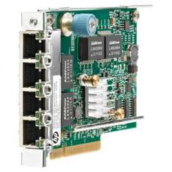 HPE 1Gb 4-port 331FLR Ethernet Adapter, 629135-B22, Built-in, Wired, PCI Express, Ethernet/WLAN, 1000 Mbps, Aluminum/Green