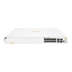 HPE Instant On 1960 8p 1G Class 4 4p SR1G/2.5G Class 6 PoE 2p 10GBASE-T 2p SFP+ 480W Switch, 8 RJ-45 Gigabit Ethernet Ports, PoE, Rack/Wall Mount, 116 Gbit/s, IEEE 802.3 Standards