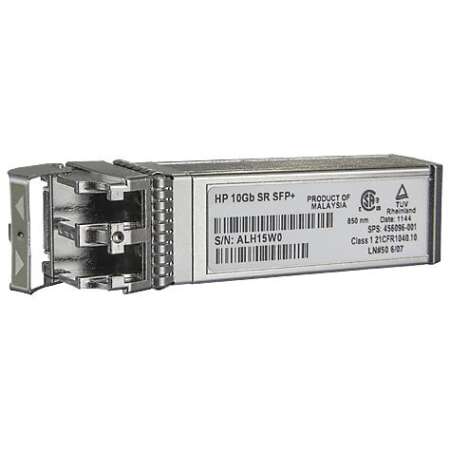 HPE BladeSystem c-Class 10Gb SFP+ SR Transceiver, 10000 Mbit/s, SFP+, LC, 62.5/125, 50/125 µm, 300 m, 850 nm BladeSystem c-Class 10Gb SFP+ SR Transceiver