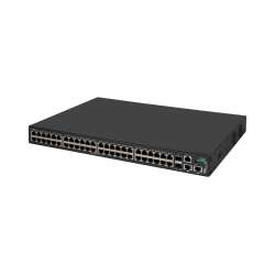 HPE FlexNetwork 5140 48G POE+ 2SFP+ 2XGT EI Switch, Managed, L3, Gigabit Ethernet, PoE, Rack-Einbau, 1U, 48 RJ-45 Ports, 2 SFP+ Ports, 2 XGT Ports, 176 Gbit/s Kapazität