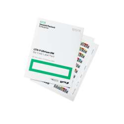 HPE LTO-9 Ultrium RW Bar Code Label Pack, LTO, 75 TB, 30 Jahr(e), 545 kBit/Zoll, Mehrfarbig, 1,26 cm LTO-9 Ultrium RW Bar Code Label Pack