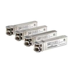 HPE Fibre Channel-SFP+-Kurzwellentransceiver - 8 Gbit - 4er-Pack, Faseroptik, 8000 Mbit/s, SFP+, LC, 50/125,62.5/125 µm, SW MSA, für MSA 2050/2052 Storage, 13,4x56,5x8,5 mm, 4 Stück