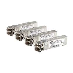 HPE FiberSFP+ 10Gbit SW, LC, 850nm, MSA iSCSI - 4er Pack, 10000 Mbit/s, Faseroptik, SFP+, 13,4mm x 56,5mm x 8,5mm, 4 Stück