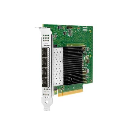 HPE Intel E810-XXVDA4 Ethernet 10/25Gb 4-port SFP28 Adapter for, Eingebaut, Kabelgebunden, PCI Express, Ethernet / Fiber, 25 Mbit/s Intel E810-XXVDA4 Ethernet 10/25Gb 4-port SFP28 Adapter for HPE