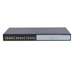 HPE Gigabit Ethernet Switch, 24 Ports, Unmanaged, Vollduplex, Rack-Einbau, 1U, IEEE 802.3, 802.3ab, 802.3u