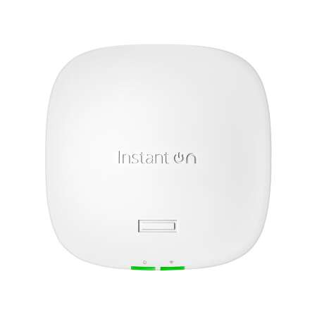 HPE Networking Instant On Access Point Dual Radio Tri Band 2x2 Wi-Fi 6E (RW) AP32, 2,4 GHz, 5 GHz, 6 GHz, 2400 Mbit/s, OWE, WPA2, WPA3, 2500 Mbit/s Networking Instant On Access Point Dual Radio Tri Band 2x2 Wi-Fi 6E (RW) AP32