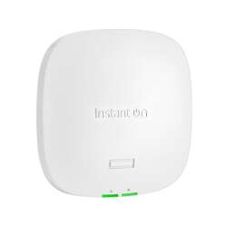 HPE Networking Instant On Access Point Dual Radio Tri Band 2x2 Wi-Fi 6E (RW) AP32, 2,4 GHz, 5 GHz, 6 GHz, 2400 Mbit/s, OWE, WPA2, WPA3, 2500 Mbit/s Networking Instant On Access Point Dual Radio Tri Band 2x2 Wi-Fi 6E (RW) AP32