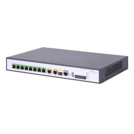 HPE GigE Router, 10/100/1000Base-T(X), IP, Grau, 85W, AC/PoE, 100-240V, 230mm Breite, 44,2mm Tiefe, 330mm Höhe