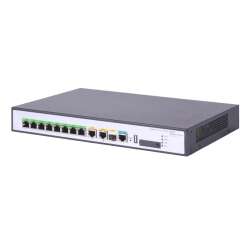 HPE GigE Router, 10/100/1000Base-T(X), IP, Grau, 85W, AC/PoE, 100-240V, 230mm Breite, 44,2mm Tiefe, 330mm Höhe