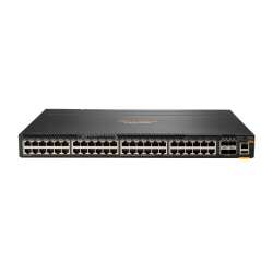 HPE 6300M, Managed L3 Switch mit 48x 1GbE und SFP56 Ports, 4x 2.5GbE Power-to-Port, 2 Lüftereinschübe, 1 PSU, PoE, Rack-Einbau