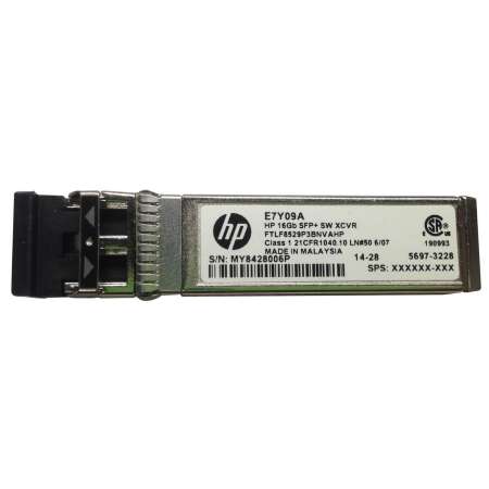 HPE FiberX 16G SFP+ SW ET Transceiver, 16 Gbps, SFP+, LC, 850 nm Glasfaser, Ethernet, UMTS (WCDMA), Extern, Faseroptik
