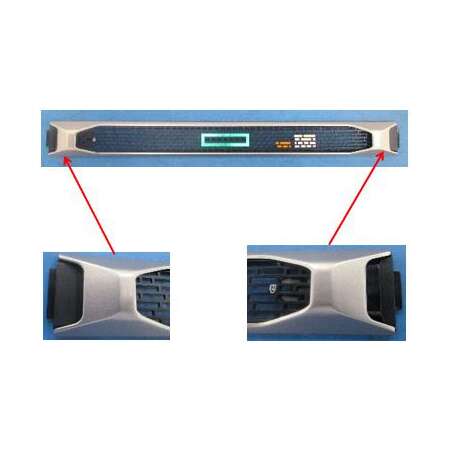 HPE P18547-B21. Kompatibler Gehäusetyp: Rack, Typ: Bezel, Produktfarbe: Schwarz, Metallisch. Breite: 431,8 mm, Tiefe: 44,5 mm, Höhe: 12,7 mm