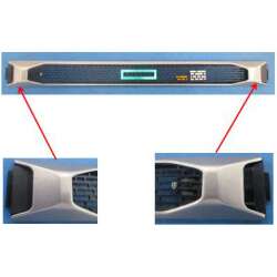 HPE P18547-B21. Kompatibler Gehäusetyp: Rack, Typ: Bezel, Produktfarbe: Schwarz, Metallisch. Breite: 431,8 mm, Tiefe: 44,5 mm, Höhe: 12,7 mm
