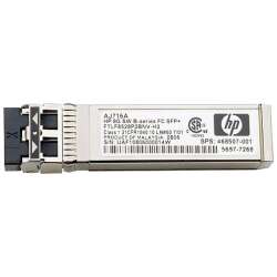 HPE 10GbE SFP+ Transceiver, Faseroptik, 10000 Mbit/s, SFP+, LC, 300 m, 850 nm, kompakte Größe