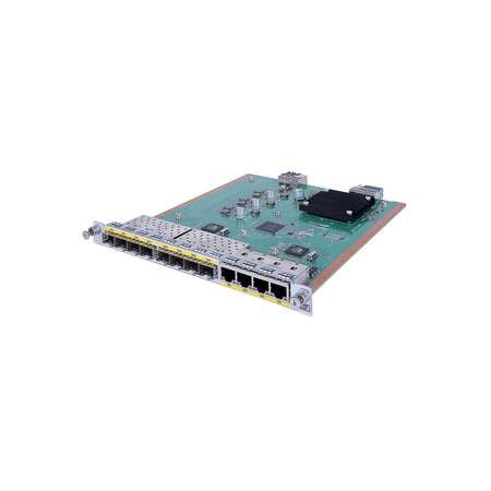 HPE JH238A. Ethernet Schnittstellen Typ: Schnelles Ethernet, Gigabit Ethernet, Ethernet LAN Datentransferraten: 100,1000 Mbit/s, Kupfer Ethernet Verkabelungstechnologie: 100BASE-FX,1000BASE-T. Kompatibilität: FlexNetwork MSR. Abmessungen (BxTxH): 325 x 41