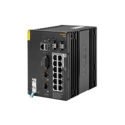 HPE Aruba 4100i, L2 Managed Switch, Gigabit Ethernet (10/100/1000), PoE, Rack-Einbau, 4U, 12x RJ-45, 2x SFP+, DIN-Montage