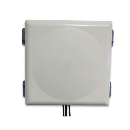 HPE AP-ANT-48. Antenne Zunahmeniveau (max): 8,5 dBi, Frequenzband: 2.4-2.5/4.9-6.0 GHz, Antenna Zuwachs (2.4 GHz): 8,5 dBi. Antennentyp: Sektorantenne, Antenne Steckertyp: RP-SMA, Steckerverbindergeschlecht: Männlich. Stromverbrauch (max.): 6 W. Breite: 1