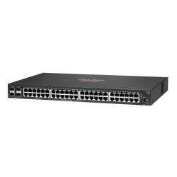 HPE 6100 48G 4SFP+ Switch, Managed L3, Gigabit Ethernet, 48 Ports, 176 Gbit/s, Rack-Einbau, 1U