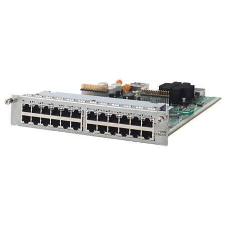 HPE Gig-T Switch HMIM Module, 24 Ports, 1000 Mbit/s, 1000BASE-T, kompatibel mit HP MSR, 210x239,9x40,1mm, 1,05kg