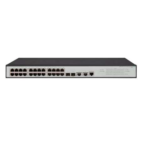 HPE NetConnect 1950 24G 2SFP+ 2XGT Switch, Managed L3, Gigabit Ethernet, Rack-Einbau, 1U, 24 RJ-45 Ports, RJ-45 Console Port, 16384 MAC-Adressen, 128 Gbit/s Routing/Switching Kapazität, IEEE 802.3/802.3ab/802.3u