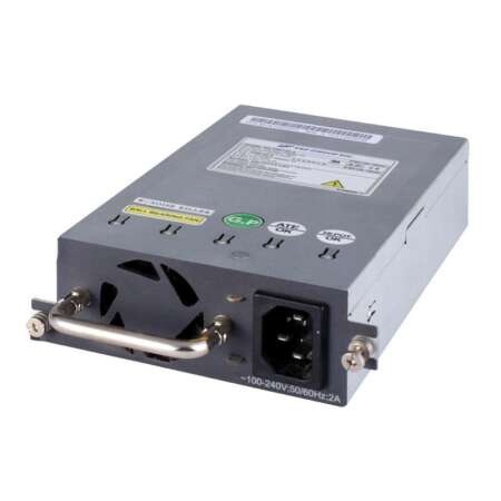 HPE JD362B. Produkttyp: Stromversorgung. Kompatibilität: 51xx, 55xx, 58xx switches. Gesamtleistung: 150 W, AC Eingangsspannung: 100 - 240 V. Breite: 190,5 mm, Tiefe: 121,9 mm, Höhe: 40,6 mm