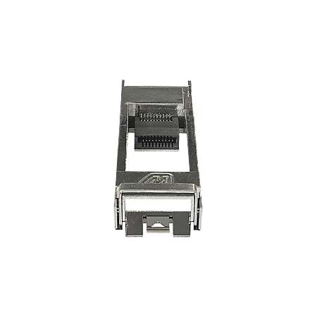 HPE BladeSystem c-Class QSFP+ to SFP+ Adapter, 720193-B21, ermöglicht die Verbindung von QSFP+ Ports mit SFP+ Transceivern.