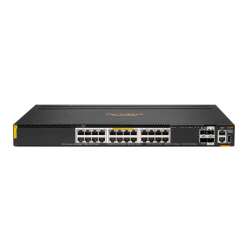 HPE 6300M 24p Smart Rate PoE Switch, 10G Ethernet (100/1000/10000), 2x 50G & 2x 25G Ports, RJ-45/USB Type-C Console, 880 Gbit/s Capacity, IEEE 802.3af/at/bt