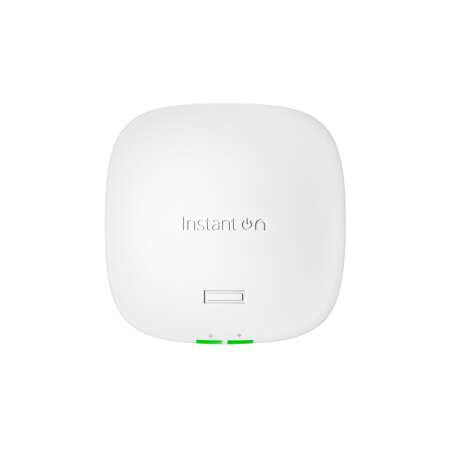 HPE AP32, 574 Mbit/s, 2500 Mbit/s, IEEE 802.3at, MU-MIMO, 12 V, 12,9 W, 2,4 GHz, Ethernet, Ceiling/Wall mount, White, Kensington lock, Internal antenna, 4,5 dBi gain, 160x160x39 mm