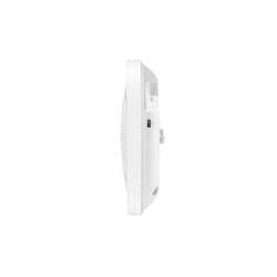 HPE Instant On AP21, 1200 Mbit/s, 300 Mbit/s, 1000 Mbit/s, 10/100/1000Base-T(X), 802.11ax/n, 802.3af/at, Ceiling/Wall mount, White, Kensington lock slot, Internal antenna, 4.8 dBi gain